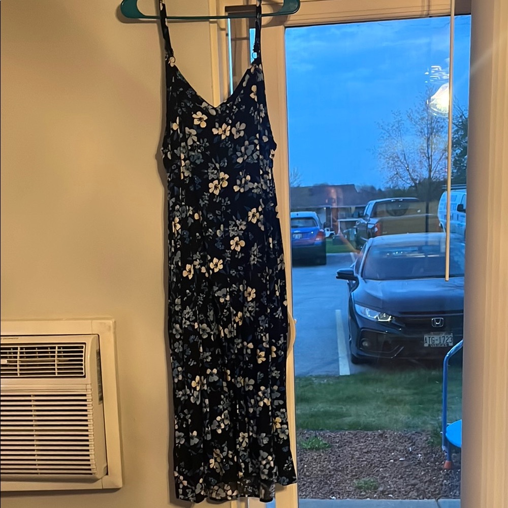 Torrid Floral Blue Dress size 2